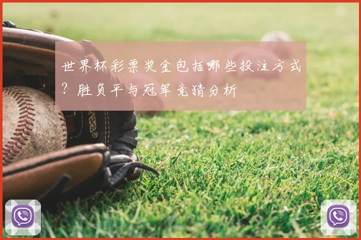 世界杯彩票奖金包括哪些投注方式？胜负平与冠军竞猜分析